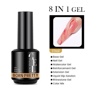 8 in 1 Nail Glue Gel 15ml Gel Nail Polish BORN PRETTY 
