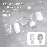 0 Background Cat Magnetic Gel 15ml Gel Nail Polish BORN PRETTY MY77 