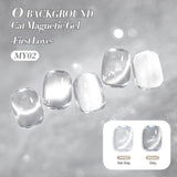 0 Background Cat Magnetic Gel 15ml Gel Nail Polish BORN PRETTY MY02 