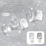 0 Background Cat Magnetic Gel 15ml Gel Nail Polish BORN PRETTY MY111 