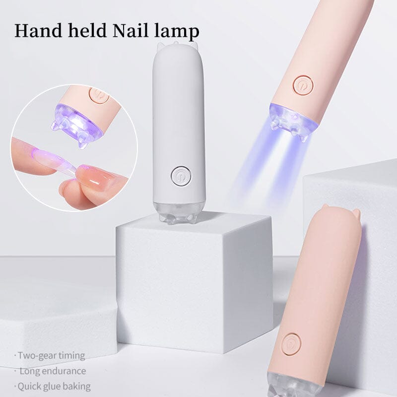 White Handheld Nail Lamp 3W Tools & Accessories No Brand 