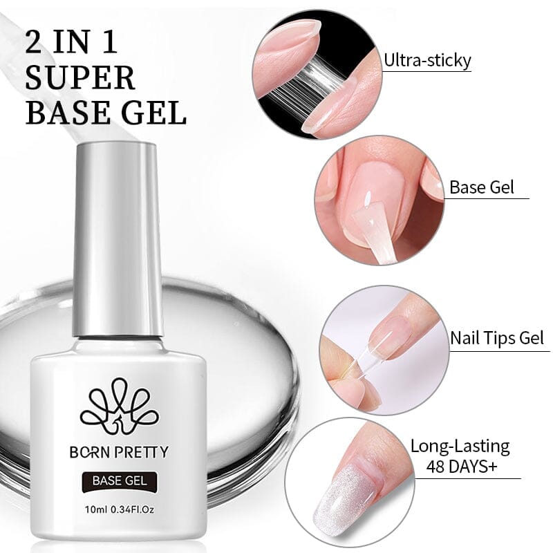 Super Base Gel 10ml Gel Nail Polish BORN PRETTY 