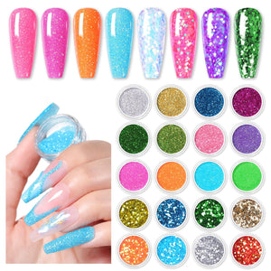 48 Colors Nail Glitter Sequins Set Kits & Bundles BORN PRETTY 