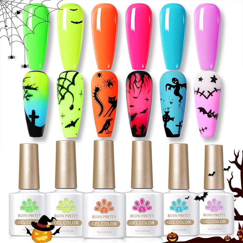 Halloween Colors Gel Polish 10ml Gel Nail Polish BORN PRETTY 