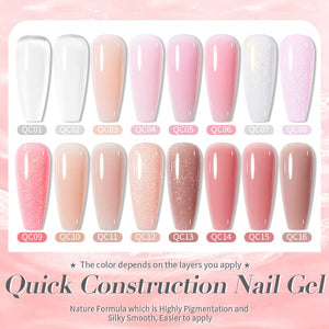 Quick Construction Nail Gel 10ml Gel Nail Polish BORN PRETTY 16 Colors 