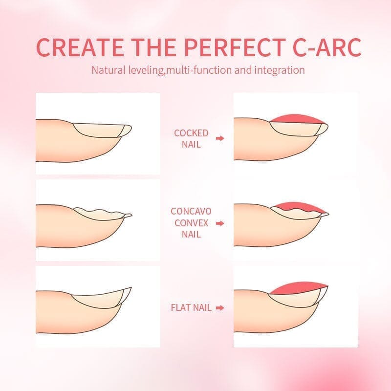 Clear Quick Construction Nail Gel QC01 10ml Gel Nail Polish BORN PRETTY 