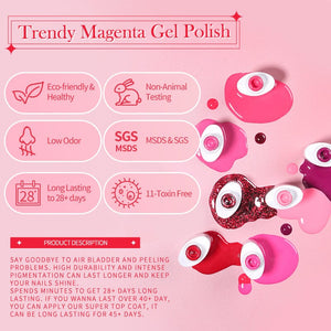 Red Gel Polish CG087 10ml Gel Nail Polish BORN PRETTY 