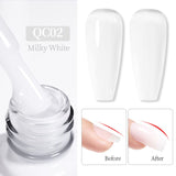Quick Construction Nail Gel 10ml Gel Nail Polish BORN PRETTY QC02 Milky White 