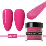 Matte Color Dipping Nail Powder 10ml Nail Powder NICOLE DIARY ND-X07 