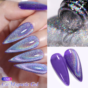 Iridescent Cat Magnetic Gel 10ml Gel Nail Polish BORN PRETTY 
