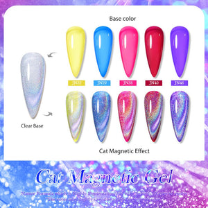 Iridescent Cat Magnetic Gel 10ml Gel Nail Polish BORN PRETTY 