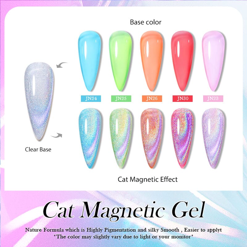 Iridescent Cat Magnetic Gel 10ml Gel Nail Polish BORN PRETTY 