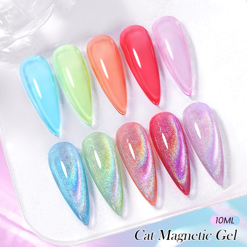 Iridescent Cat Magnetic Gel 10ml Gel Nail Polish BORN PRETTY 