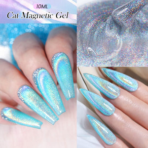 Iridescent Cat Magnetic Gel 10ml Gel Nail Polish BORN PRETTY 