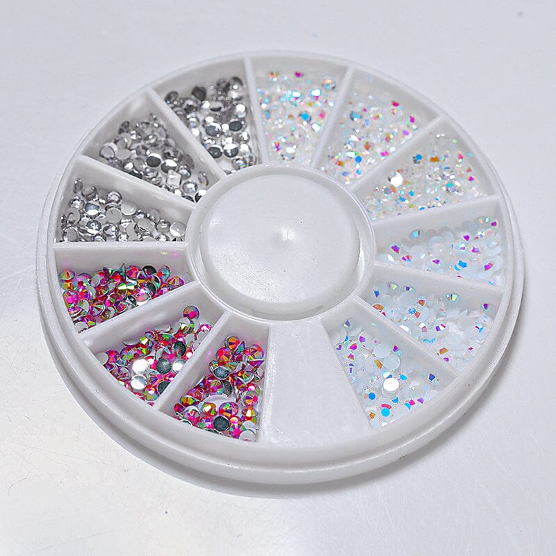 Resin Rhinestones Nail Wheel Decoration DIY Nails BORN PRETTY 