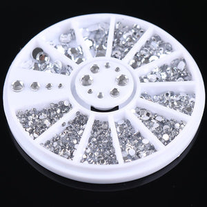 3D Nail Rhinestones in Wheel DIY Nails BORN PRETTY 