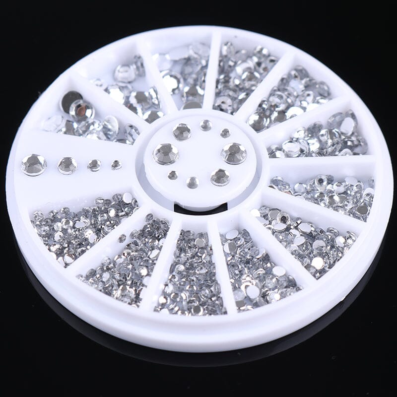 3D Nail Rhinestones in Wheel DIY Nails BORN PRETTY 