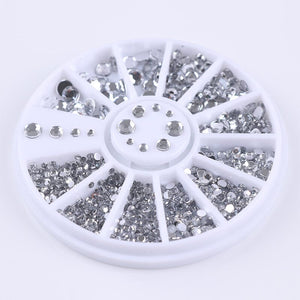 3D Nail Rhinestones in Wheel DIY Nails BORN PRETTY 