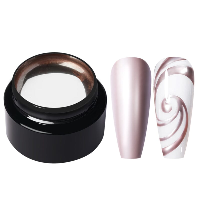 Rosegold Metallic Drawing Gel Gel Nail Polish BORN PRETTY 