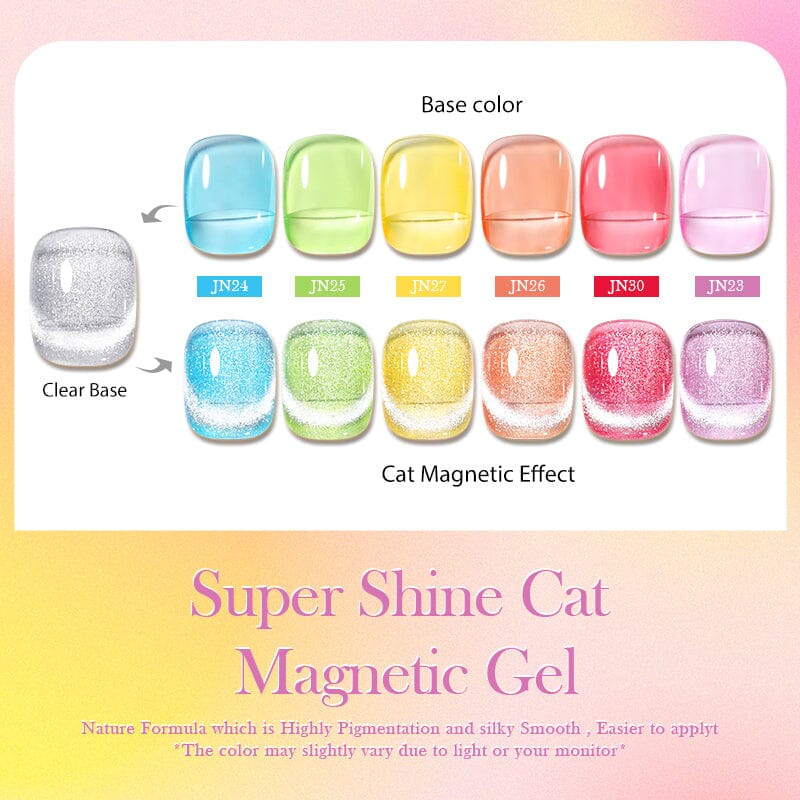 Super Shine Cat Magnetic Gel 10ml Gel Nail Polish BORN PRETTY 