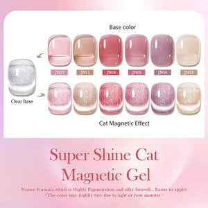 Super Shine Cat Magnetic Gel 10ml Gel Nail Polish BORN PRETTY 