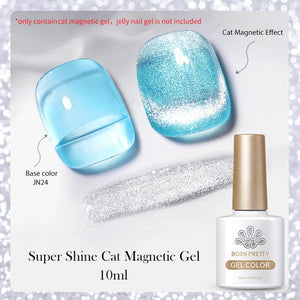 Super Shine Cat Magnetic Gel 10ml Gel Nail Polish BORN PRETTY 
