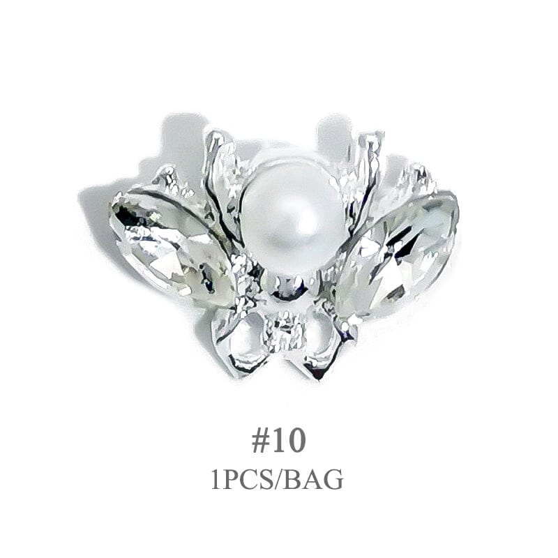 Butterfly Opal Pearly Alloy Nail Decoration Nail Decoration BORN PRETTY 10 