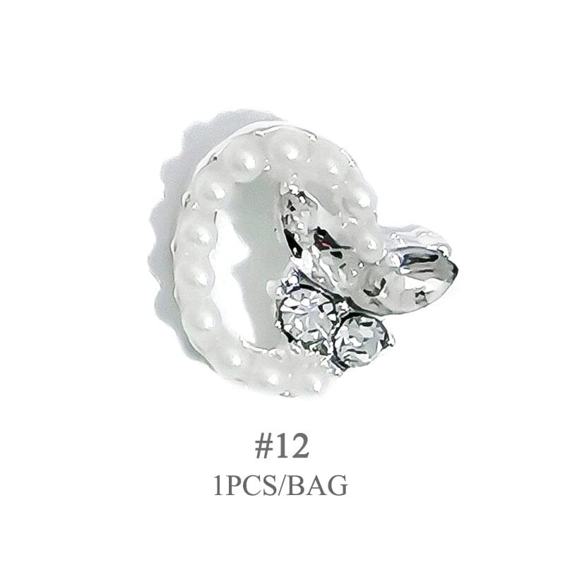 Butterfly Opal Pearly Alloy Nail Decoration Nail Decoration BORN PRETTY 12 
