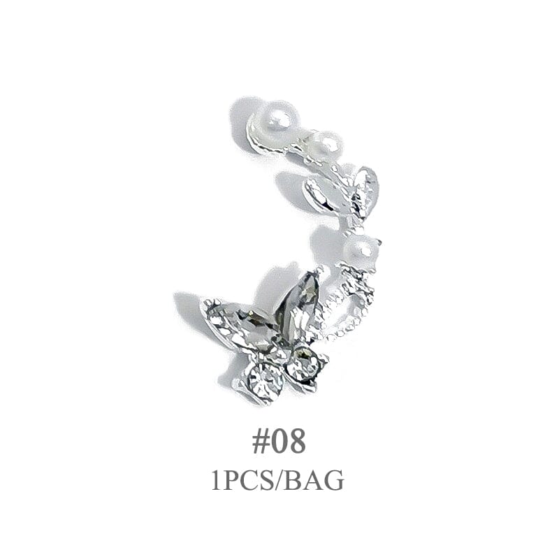 Butterfly Opal Pearly Alloy Nail Decoration Nail Decoration BORN PRETTY 08 