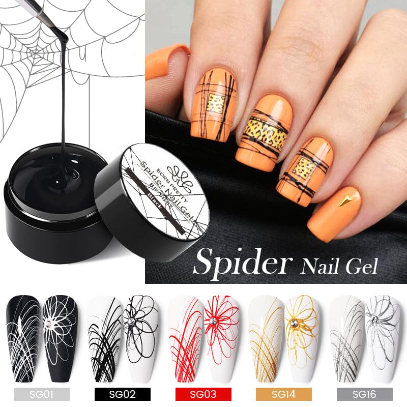 Spider Drawing Nail Gel BORN PRETTY 
