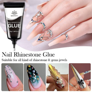 [US ONLY] Nail Rhinestone Glue 30g Gel Nail Polish BORN PRETTY 