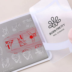Transparent Stamping Nail Scraper Stamping Nail BORN PRETTY 