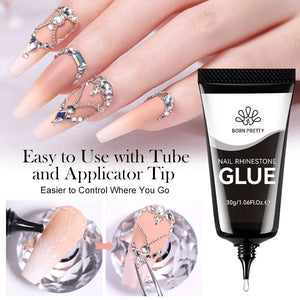 [US ONLY] Nail Rhinestone Glue 30g Gel Nail Polish BORN PRETTY 