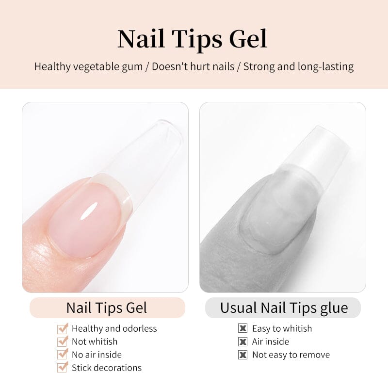 Transparent Nail Tips Gel 15g Tools & Accessories BORN PRETTY 