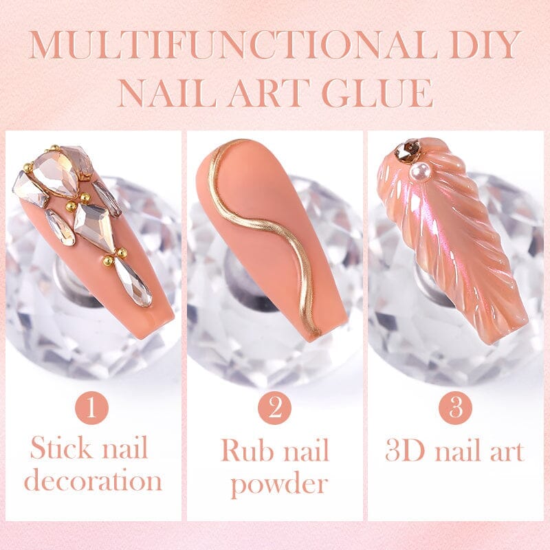 [US ONLY] Nail Rhinestone Glue 30g Gel Nail Polish BORN PRETTY 