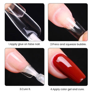 Almond Soft Gel Tips 550pcs Nail Tools BORN PRETTY 