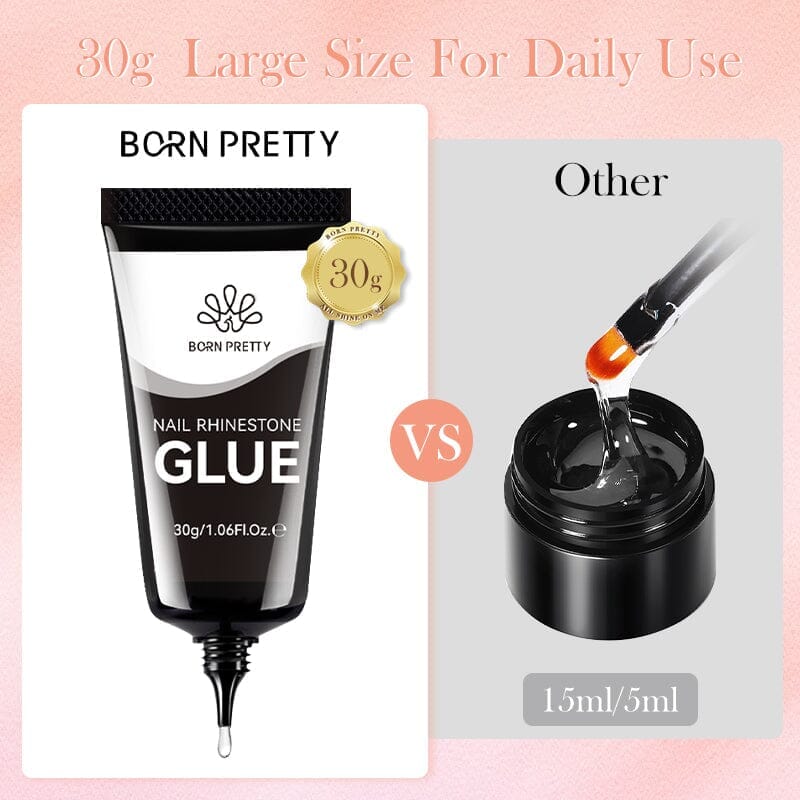 [US ONLY] Nail Rhinestone Glue 30g Gel Nail Polish BORN PRETTY 
