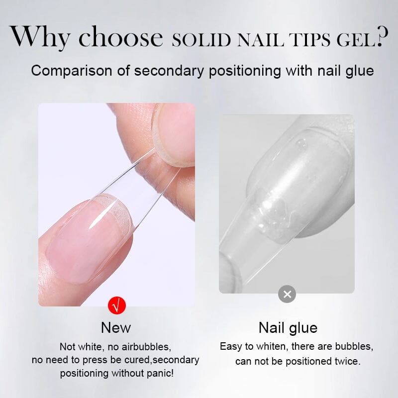 [US ONLY] Solid Nail Tips Gel 30ml Gel Nail Polish BORN PRETTY 