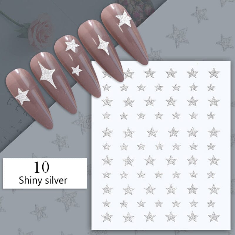 Reflective Glitter 3D Nail Sticker DIY Nails BORN PRETTY 10 
