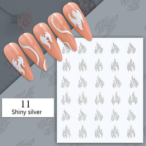 Reflective Glitter 3D Nail Sticker DIY Nails BORN PRETTY 11 