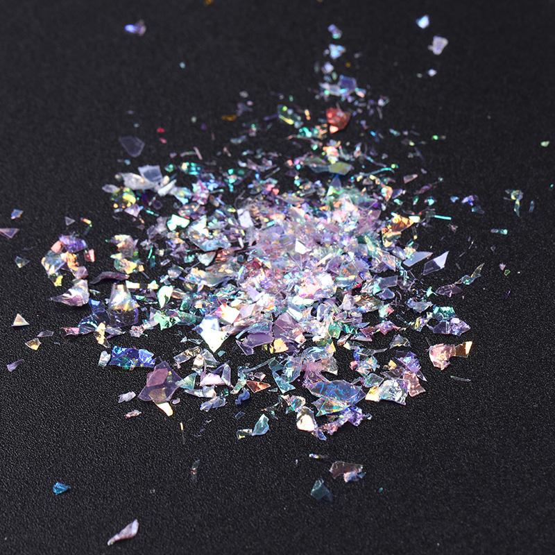 1 Box Irregular Aluminum Foil Paper Nail Art Sticker 02 DIY Nails BORN PRETTY 