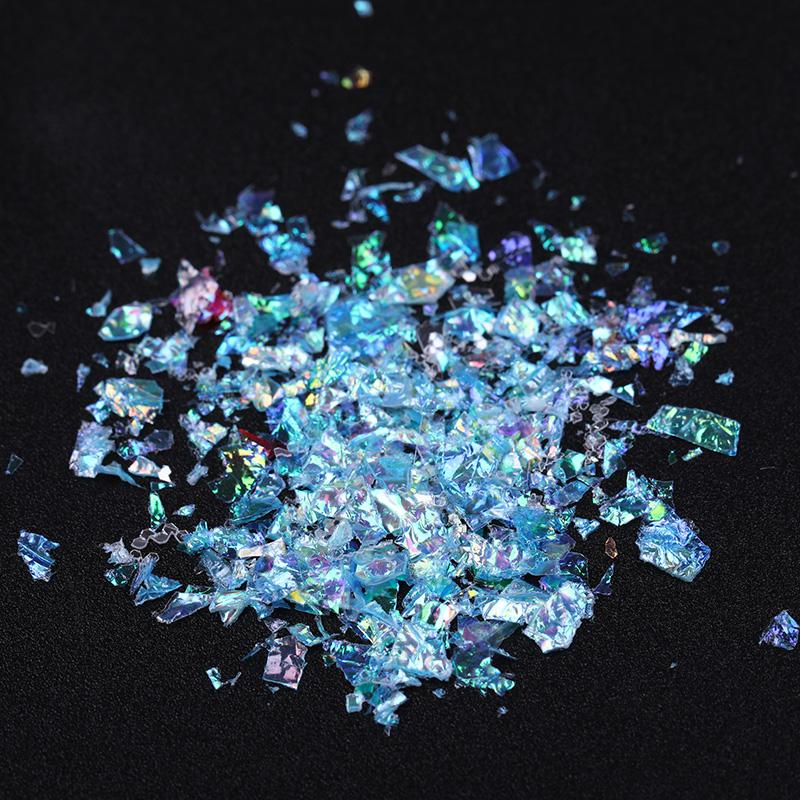 1 Box Irregular Aluminum Foil Paper Nail Art Sticker 02 DIY Nails BORN PRETTY 