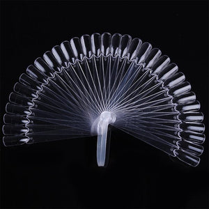 32Pcs Transparent Fan Display Nail Tips Tools & Accessories BORN PRETTY 