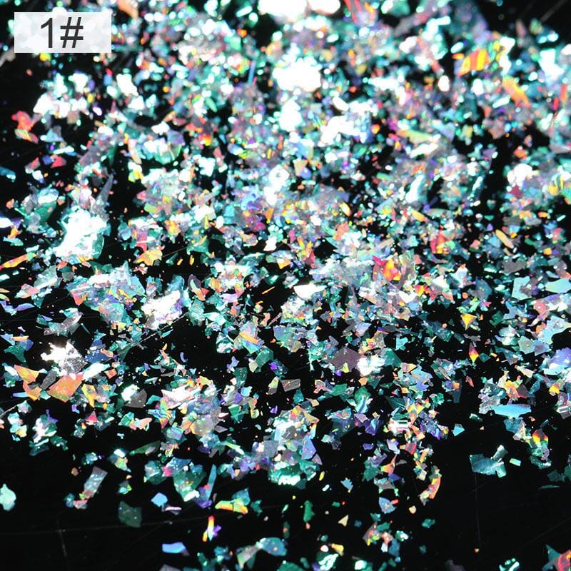 Aurora Glitter Chameleon Sequins Nail Powder BORN PRETTY 1 