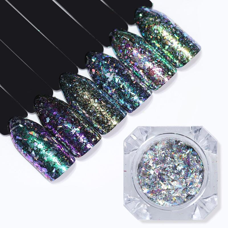 Aurora Glitter Chameleon Sequins Nail Powder BORN PRETTY 