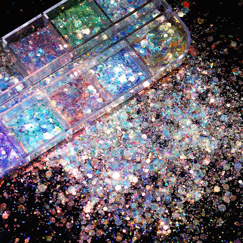 Colorful Glitter Sequins Nail Powder BORN PRETTY 