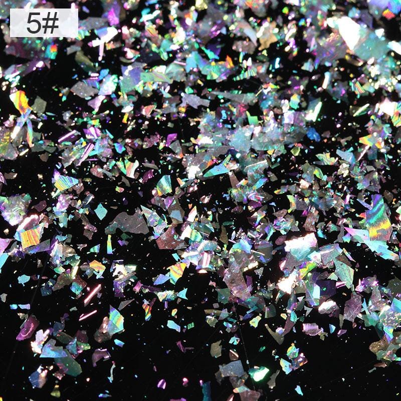 Aurora Glitter Chameleon Sequins Nail Powder BORN PRETTY 5 