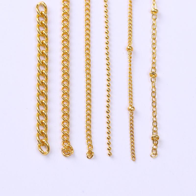 Gold Chain Metal 3D Nail Decoration in Wheel DIY Nails BORN PRETTY 