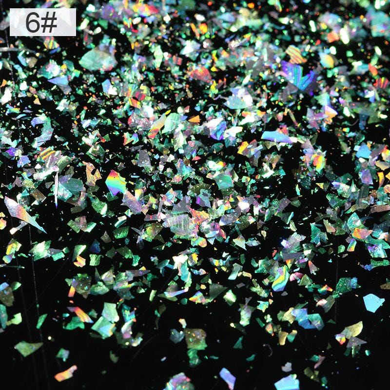 Aurora Glitter Chameleon Sequins Nail Powder BORN PRETTY 6 