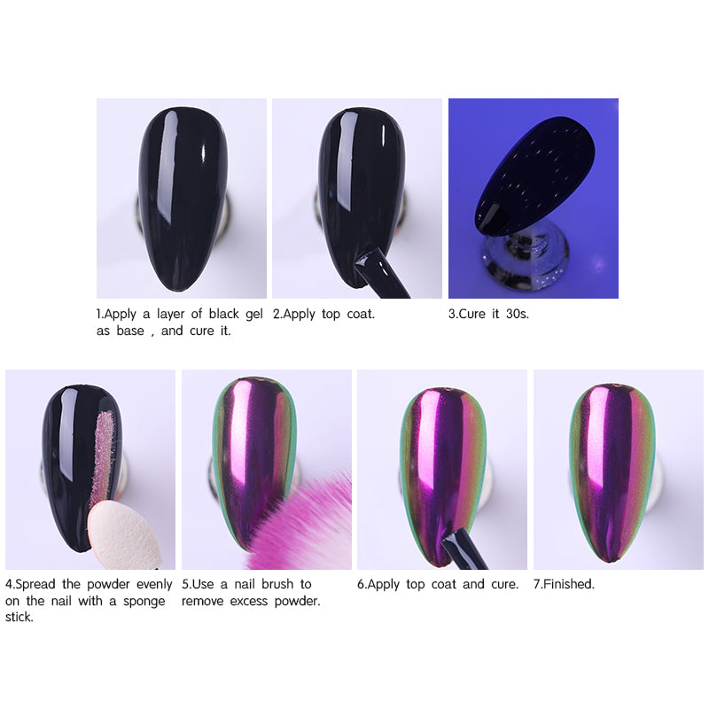 Chameleon Nail Glitter Powder Nail Powder BORN PRETTY 